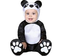 grenouillère Panda Junior polyester noir mt 12-24 mois