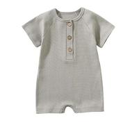 Grenouillère pour bébé fille Grenouillères Coton Léger Combinaisons avec Entrejambe Confortable Barboteuses Pieds Ouverture Pratique Confortables et Respirants sans Produit Chimique Idéale Printemps A