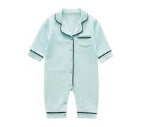 Grenouillère pour bébé garçon Grenouillères Coton Doux Combinaisons avec Ouverture Pratique Barboteuses Double Fermeture clai Confortables et Respirants Vêtements de Haute qualité Idéale Printemps Aut