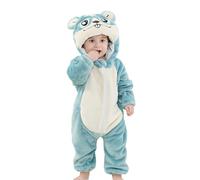 Grenouillères Bébé Hiver Combinaison Pyjama Bébé, Flanelle Animaux Stitch Bébé Surpyjama à Capuche, Cute Enfant Garçon Fille Pyjama One Piece Deguisement Halloween Costume Pas Cher Combinaison Bébé