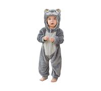 Grenouillères Bébé Hiver Combinaison Pyjama Bébé, Flanelle Animaux Stitch Bébé Surpyjama à Capuche, Cute Enfant Garçon Fille Pyjama One Piece Deguisement Halloween Costume Pas Cher Combinaison Bébé