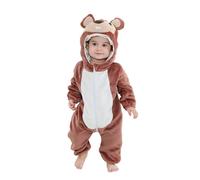 Grenouillères Bébé Hiver Combinaison Pyjama Bébé, Flanelle Animaux Stitch Bébé Surpyjama à Capuche, Cute Enfant Garçon Fille Pyjama One Piece Deguisement Halloween Costume Pas Cher Combinaison Bébé