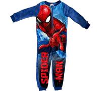 Grenouillères Spiderman - Pyjama Combinaison Polaire Spiderman (FR/ES, Âge, 6 Ans, Taille Normale, Spiderman-A)