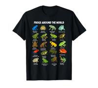 Grenouilles Autour du Monde Amoureux des Grenouilles T-Shirt