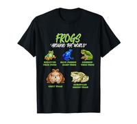 Grenouilles du monde entier - types de grenouilles T-Shirt