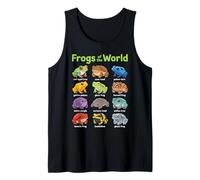 Grenouilles du Monde Mignon Kawaii ambhibien Débardeur