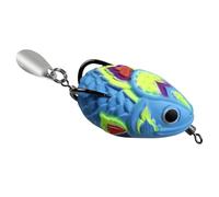 Grenouilles souples Simulées Appât de poisson noir 4 5 cm Grenouilles en PVC avec double crochet 5 couleurs Appât de pêche à tête de serpent en option avec crochet solide