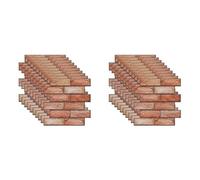 GREOHNMPAW Panneaux Muraux 3D Autocollants, Lot de 20, Panneaux Muraux 3D Autocollants pour Cuisine, Chambre, Salle de Bain, Salon