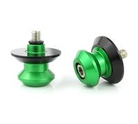 GREOINT Coussinet Anti-Choc pour Kawasaki Z1000SX Z900RS Z400 Z500 Z800E Z1000 ZX-6R ZX-10R M8 Bobines de Bras oscillant Vis de Support de Bobine(Green)