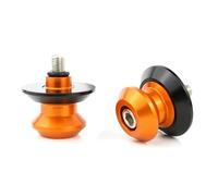 GREOINT Coussinet Anti-Choc pour Kawasaki Z1000SX Z900RS Z400 Z500 Z800E Z1000 ZX-6R ZX-10R M8 Bobines de Bras oscillant Vis de Support de Bobine(Orange)