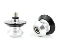 GREOINT Coussinet Anti-Choc Vis De Fixation M8 Bobines De Bras Oscillant pour Kawasaki Z1000SX Z900RS Z400 Z500 Z800E Z1000 ZX-6R Et ZX-10R(Argent)