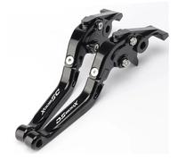 GREOINT Moto CNC Poignée Réglable Levier De Frein Leviers D'embrayage De Frein Pour Loncin Voge DS800X DS800X Rallye 2025 2026 Frein court réglable(1 set all black)