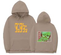 GREOPE Sweat à Capuche pour Homme Dan-Da-Dan Anime, Sweat pour Femmes à la Mode Harajuku, Sweat Unisexe, Vêtement à Manches Longues D-Brown||s