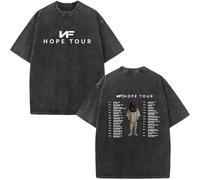 GREOPE T-shirt Nf-Hope, T-shirt imprimé décontracté pour homme, haut unisexe tendance, décontracté, dessin animé comique, 07, S