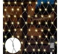 gresonic Guirlande lumineuse à 320 LED, lumière blanche chaude, décorative, pour intérieur et extérieur, Noël, mariage, avec prise