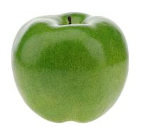 Gresorth 1pc Artificielles Grande Taille Vert Pomme Faux Fruit Décoration pour Maison Cuisine Table Cabinet Fête Christmas Afficher - 16 cm