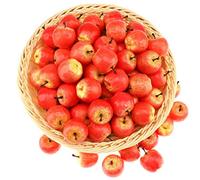 Gresorth 30pcs Artificiel Lifelike Mini Pomme Décor Faux Fruits Maison Fête Festival Décoration