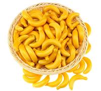 Gresorth 40pcs Artificiel Lifelike Mini Jaune Banane Décor Faux Fruits Maison Fête Festival Décoration