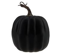 Gresorth Faux Noir Citrouilles Artificiels Mousse Citrouille pour Cas Halloween Action de grâce Tableautop Pièce maîtresse Maison Cuisine Décoration - 1 PCS