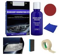 Grestauration des Phares Nettoyant pour Phare Voiture Liquide De Polissage De Phare De Voiture Ne Prend Que 2 Minutes EFFACE RAYURE
