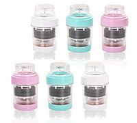 Gresunny 6pcs mini filtre à eau de robinet robinet deau au charbon actif charbon robinet leau cartouche de filtre purificateur propre robinet de filtre à eau de cuisine de douche dappoint