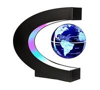 Gresus Globe flottant en lévitation magnétique multicolore avec lumières LED, idéal pour les pères, étudiants, enseignants, affaires, petit ami, cadeau d'anniversaire pour décoration de bureau