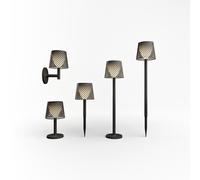 Greta Applique/Lampe À Poser/Lampadaire/A Piquer D'extérieur Solaire Led Noir