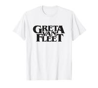 Greta Van Floet Logo officiel Noir Blanc T-Shirt