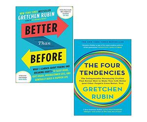 Gretchen Rubin 2 Books Collection Set (Better Than Before, The Four Tendencies)