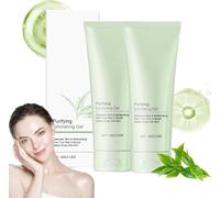 Greteam Purifying Exfoliating Gel, Greteam Exfoliating Scrub, Purifying Exfoliating Gel Moisturizing Cleanses Skin Give, Exfoliating Body and Face Scrub Gel, Exfoliating Gel for Dark Neck (2pc)
