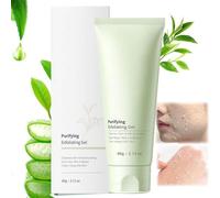 Greteam Purifying Exfoliating Gel,Greteam Exfoliating Scrub,Purifying Exfoliating Scrub Moisturizing Cleanses Skin Give,Deep Cleansing Face and Body Gels