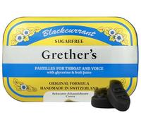 Grether's Boîte de 45 pastilles de cassis sans sucre 110 g