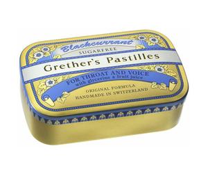 Grethers Pastilles Blackcurrant Sans Sucre Pastille(S) 440 g
