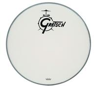 Gretsch Drums "Gretsch Drums 18"" Bass Drum Head WH w/Logo"