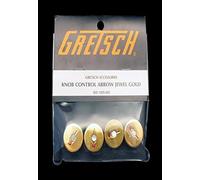 Gretsch Fender 922-1025-000 Knob, Most Models, G'' Arrow sans bijou, or, 4 paquets
