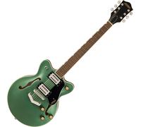 Gretsch G2655 Streamliner CB Jr. DC LRL Steel Olive Guitare semi-acoustique