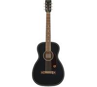 Gretsch Jim Dandy Deltoluxe Guitare Acoustique Parlor Noire, Courte Échelle | Guitare acoustique pour débutants et voyageurs, format parlor compact, diapason court de 24 pouces, facile à jouer