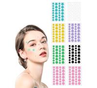 GRETY 320PCS Pimple Patches Star,Patch Anti Bouton Hydrocolloïde,Acné Patch avec L'huile Tea Tree L'acide Salicylique Jour Et Nuit,Acne Patches Imperméable Absorption(10/12/14 mm)