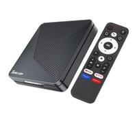 GREVA 8K Android TV Box 14.0, 2025 New Android Box 4G RAM 32G ROM Chipset S905X5M Support Dolby Vision WiFi6 BT5.0 HDR10 HDMI 2.1 10/100M Ethernet LAN 3D HD Smart TV Box Noir