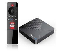 GREVA Android 13.0 TV Box, Android Box 4 Go de RAM 32 Go de ROM RK3528mini Quad-Core 64 bits Cortex-A53, puce 8K UHD 2,4 GHz/5,8 GHz WiFi6 10/100 M LAN Enternet Bluetooth 5.0 Smart TV Box