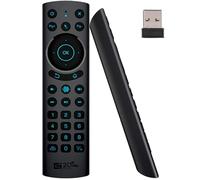GREVA Télécommande Air Mouse Bluetooth Universelle, Améliorée pour Android TV Box, Smart TV, Mini PC (G20S Pro) - 2.4G USB 5.0 Eclairée IR