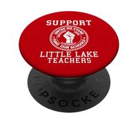 Grève des Enseignants de Little Lake : Manifestation | Teach Union Education LA PopSockets PopGrip Adhésif
