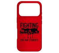 Grève des Enseignants pour Protester Contre Le syndicat de l'éducation de Los Angeles et Chicago Coque pour iPhone 17 Pro