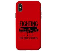 Grève des Enseignants pour Protester Contre Le syndicat de l'éducation de Los Angeles et Chicago Coque pour iPhone X/XS