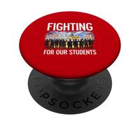 Grève des Enseignants pour Protester Contre Le syndicat de l'éducation de Los Angeles et Chicago PopSockets PopGrip Adhésif