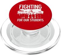 Grève des Enseignants pour Protester Contre Le syndicat de l'éducation de Los Angeles et Chicago PopSockets PopGrip pour MagSafe