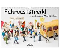 Grève des passagers ! ... et autres mini-mondes, Version française (Calendrier mural 2026 DIN A4 portrait), Calendrier CALVENDO mensuel