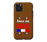 Grève Syndicat Négociation Patron Manifestation France Coque pour iPhone 11 Pro