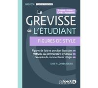 Grevisse de l'étudiant - Figures de style et procédés stylistiques