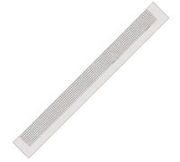 Grevosea Règle de peinture diamant 5D à 50 grilles - Règle de dessin en acier inoxydable - Outils de peinture à points pour perçage rond, complet et partiel - Point de croix (31 cm, 800 trous)